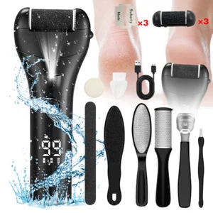 Electric Foot Callus Remover Rechargeable Portable Foot Scrubber File Pedicure - Picture 1 of 13