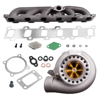 Billet GT3582 Turbo  + Exhaust Manifold Kit For Nissan Patrol 4.2L TD42 GQ Y60 - Image 1 of 4
