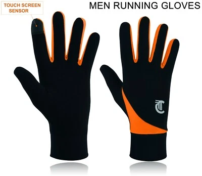 Cycling Winter Gloves Windproof Running Warm Gloves Touchscreen Mens Touchscreen - Image 1 of 3
