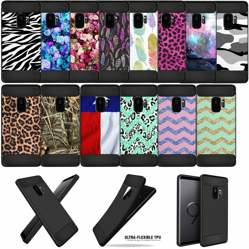 Funda para (Galaxy S9+/S9 Plus) Negra Flexible Antiarañazos Defensor TPU Cubierta Foto 1 de 1