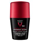 Vichy Homme Deodorant Anti-Perspirant 50ml Roll-On -48HR 72HR No-Stains -for MEN