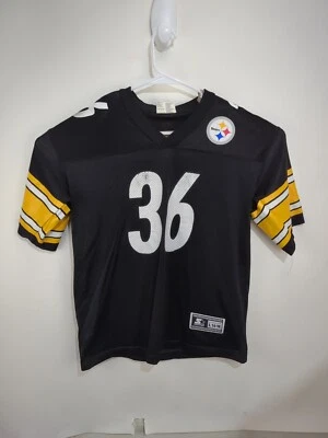 Camiseta deportiva de colección para principiantes Jerome Bettis Pittsburgh Steelers NFL juvenil grande 14-16 Foto 1 de 4