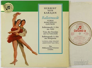 KARAJAN BALLET MUSIC VERDI PONCHIELLI GOUN COLUMBIA ED.1 STEREO 10" STC 70484 EX - Picture 1 of 4