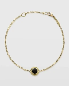 $1000 Pulsera Lagos 18K Covet Estación de Ónix Negro Hilo - Imagen 1 de 15