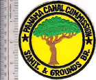 Pan Canal Zone Sanitation & Grounds Branch Pan Canal Commission patch vel crochets