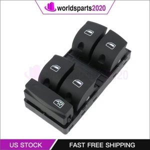 Interruptor Ventana Eléctrica Compatible con Audi A3 Q7 Delantero Izquierdo Lado del Conductor Nuevo - Imagen 1 de 12