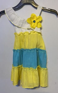 Tres 3 Nuevos Vestidos de Verano Talla 2T Niñas Vestido - Imagen 1 de 8