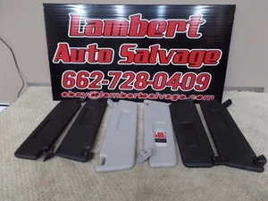 2010 -2012 CHEVROLET CAMARO SS OEM Sun visors 2 Black 1 GREY - Picture 1 of 2