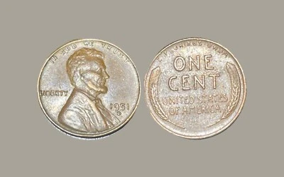 1951-D Wheat Penny “L” On Rim ERROR - Image 1 of 3