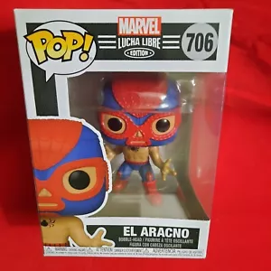 Funko Pop 706 Marvel Lucha Libre El Aracno Bobble Head - Picture 1 of 7