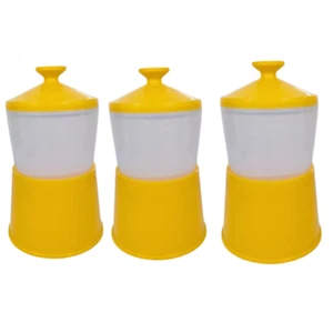 3pcs Half Boiled Egg Maker Malaysian Recipe Original Made in Malaysia Yellow - Picture 1 of 4