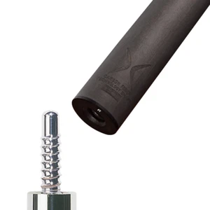 PUREX CARBON FIBER SHAFT 11.75 MM 3/8 X 10 PURXCF1175 KAMUI BLACK SOFT SHIP FREE - Picture 1 of 12