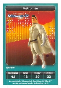 Carte Carrefour Dreamworks - Megamind - Metroman N°156 - Imagen 1 de 2