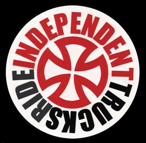 Vintage INDEPENDENT TRUCKS RIDE Large 6” STICKER - Photo 1/1