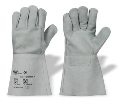 1 - 240 Paar STRONG HAND® S 53 Rindspaltleder-Handschuhe für Schweißer