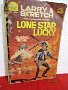 COWBOY WESTERN Lone Star Lucky (Larry & Stretch) MARSHALL GROVER pb 1967 COUGAR - Picture 1 of 5