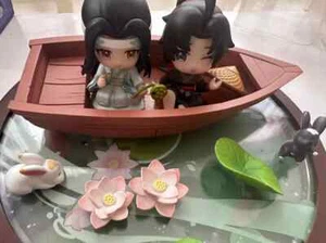 Grandmaster Of Demonic Wei Wuxian Lan Wangji PVC Figure Lianwu Boat Trip Light - Picture 1 of 3