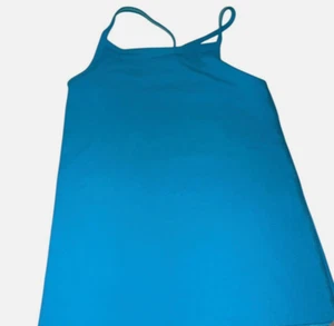 Ivivva By Lululemon Tumblin Tank Top Sz YOUTH 6 Peacock Blue  - Picture 1 of 6