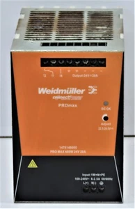Weidmuller Connect Power 480W Switching Power Supply 24 VDC Promax 480w 24V 20A - Picture 1 of 4