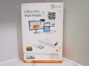 j5create USB to HDMI Adapter - Dual HDMI USB 3.0 Multi-Monitor Cable | 4K Ultra - Picture 1 of 4