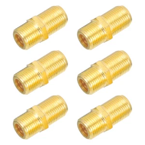 Conectores de cable coaxial tipo F hembra a hembra adaptador extensor de cable coaxial - Imagen 1 de 12