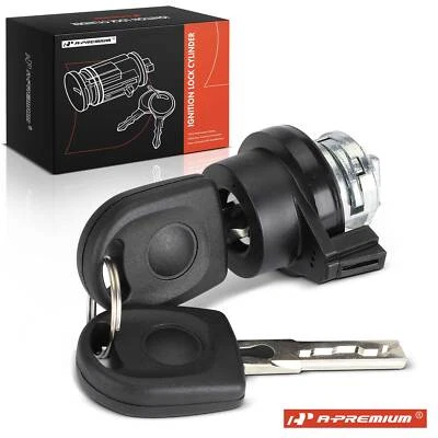 Cilindro de bloqueo de encendido A-Premium Zamak 5 con llaves para Audi A4 2003-2005 A3 2006 TT Foto 1 de 4