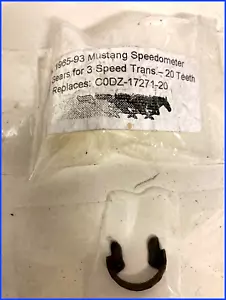 Mustang 1965-68 nuevo Speedo Gear transmisión manual {20 dientes} + clip nuevo - Imagen 1 de 1