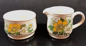 SADLER Daisy Creamer and Sugar Bowl Set Mid Century Design Vintage - Imagen 1 de 8