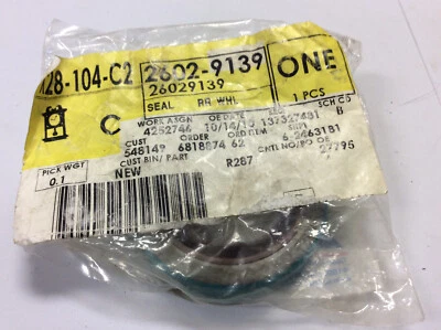 Sello de cojinete de rueda trasera NOS 93-02 Camaro Firebird 92-02 S10 26029139 Foto 1 de 3