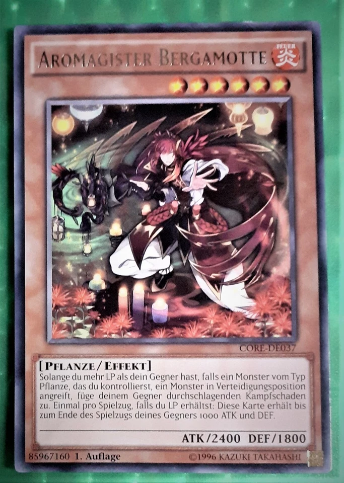 Yu-Gi-Oh CORE-DE037, Aromagister Bergamotte - Rare,  NEU - 1. Auflage - Bild 1 von 1