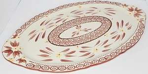 Temp-tations Servierplatte von Tara Old World rot spülmaschinen-/ofenfest - Bild 1 von 2