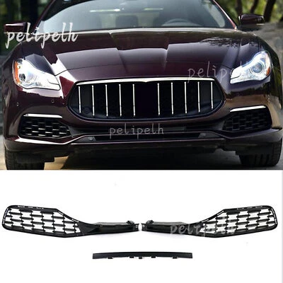 Решетка радиатора боковая передний бампер подходит для Maserati Quattroporte 2017-2020 3 шт. - Изображение 1 из 4
