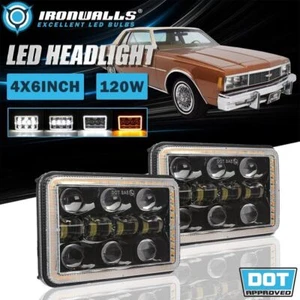 Par de faros LED Hi-Lo DRL de 4x6" para Chevy S10 Blazer 1994-97 - Imagen 1 de 12