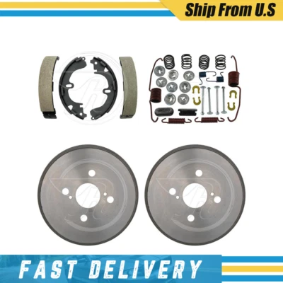Se adapta a Toyota Celica 1990 1991 tambores traseros zapatas de freno y herrajes kit de resorte Foto 1 de 4