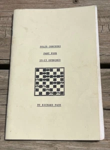 Solid Checkers Part Four; 10-15 Openings Richard Pask 1996 - Picture 1 of 7