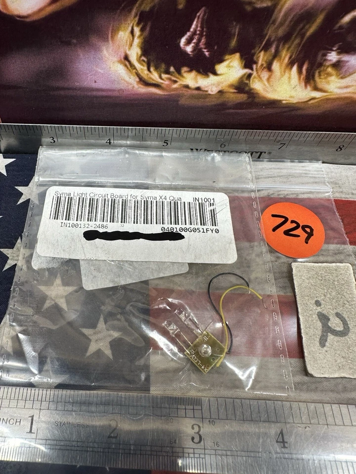 SYMA #100132-2486 LIGHT CIRCUIT BOARD for: X4 RC Quad New - Image 1 of 4