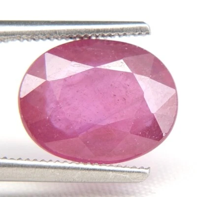 Shola Real 4,45 CT Natural Pink Purple Ruby from Madagascar - Image 1 of 2