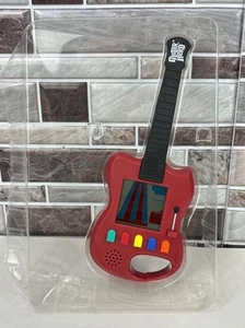 Mini Guitar Hero 2007 juego electrónico portátil viaje/bolsillo tamaño rojo negro - Imagen 1 de 14
