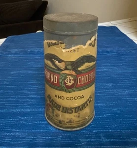 ANTIGUO Bote de Lata Ghirardelli Chocolate Instantáneo 1918 San Francisco California - Imagen 1 de 3