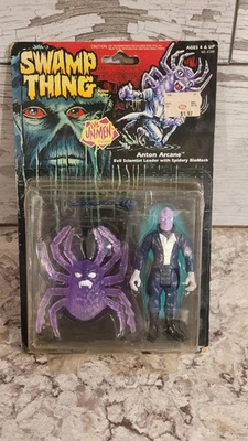 1990 Swamp Thing Anton Arcane Kenner Vintage Action Figure - NIP! - Dmg Pkg! - Image 1 of 2