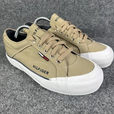 Tommy Hilfiger Shoes Men's Size 10 Sneakers Khaki Tan Low Top Lace Up Clean - Image 1 of 4