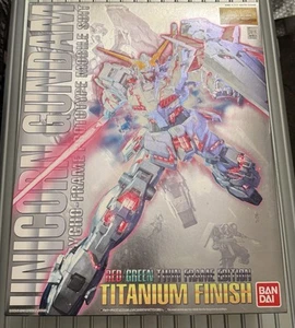 MG Unicorn Gundam Titanium Finish Red / Green Twin Frame Edition - Picture 1 of 3