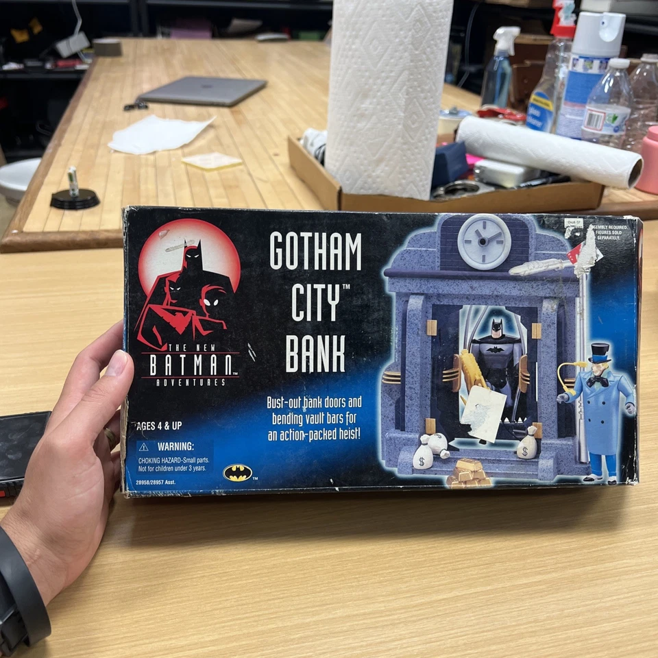 Juego Las Nuevas Aventuras de Batman Gotham City Bank Kenner 1997 Piezas Faltan Foto 1 de 4