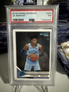 Panini Donruss 2019-20 - Clasificado novato Ja Morant #202 (RC) casi nuevo PSA 7 - Imagen 1 de 4