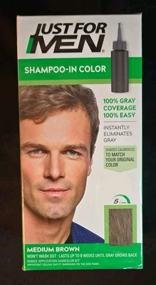 Lote de 3 Champú Color Cabello Marrón Medio Solo Para Hombres H-35 NUEVO Foto 1 de 4