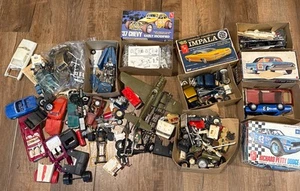 Vintage Group Lot Junk Yard Lot Model Cars Trucks Parts Repair Large Lot - Picture 1 of 16