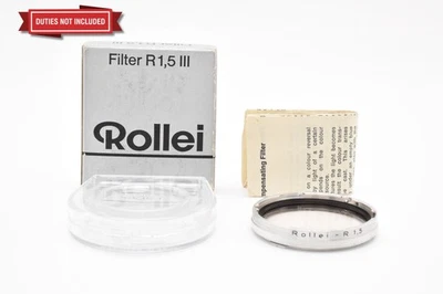 [Near MINT w/Case] Rollei Rolleiflex Bay 3 Bay III R1.5 Filter From JAPAN - Image 1 of 4