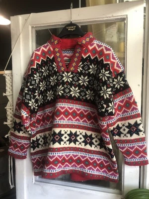 Sehr warmer Norweger Pullover aus Wolle L/XL - Bild 1 von 4