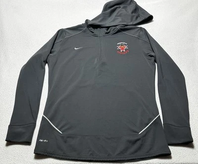 Indianapolis Indians Mujer Nike Dri-Fit 1/4 Cremallera Capucha Talla Mediana Gris 361053 Foto 1 de 4