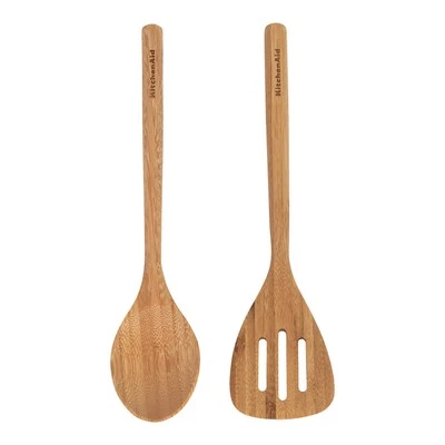 KitchenAid Bamboo Turner and Spoon Set, 2-Piece - Image 1 of 4